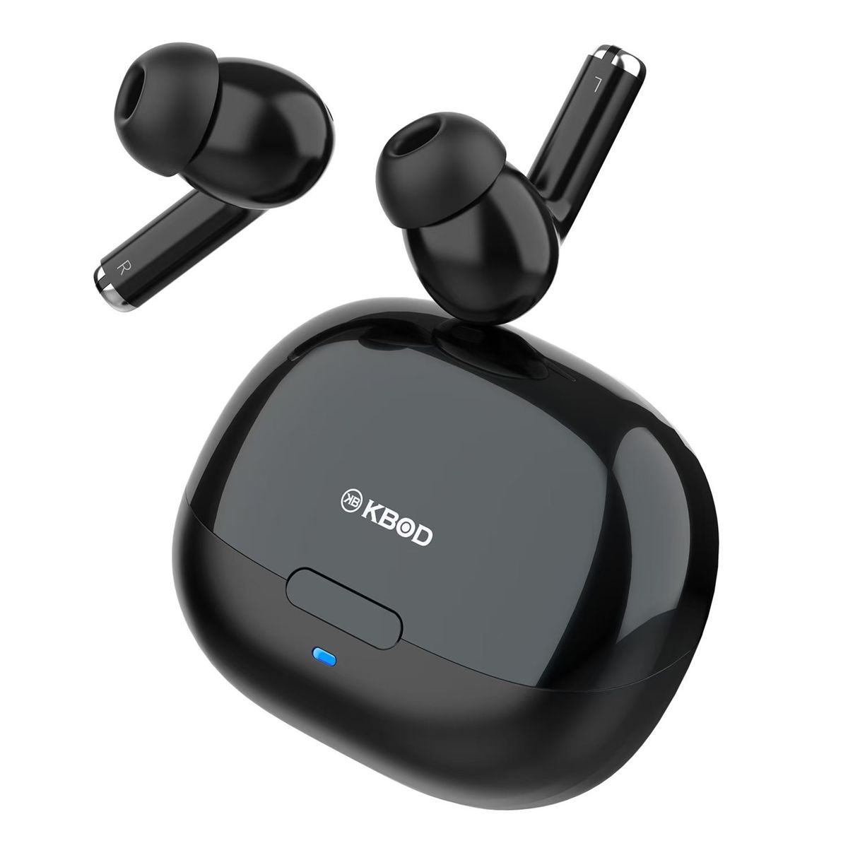 KBOD - Audífonos Bluetooth Kbod Tws K07 Con Cancelación De Ruido Negro