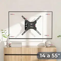 LINE - Soporte TV Pared Con Brazo 50Kg 14 a 55 Pulgadas