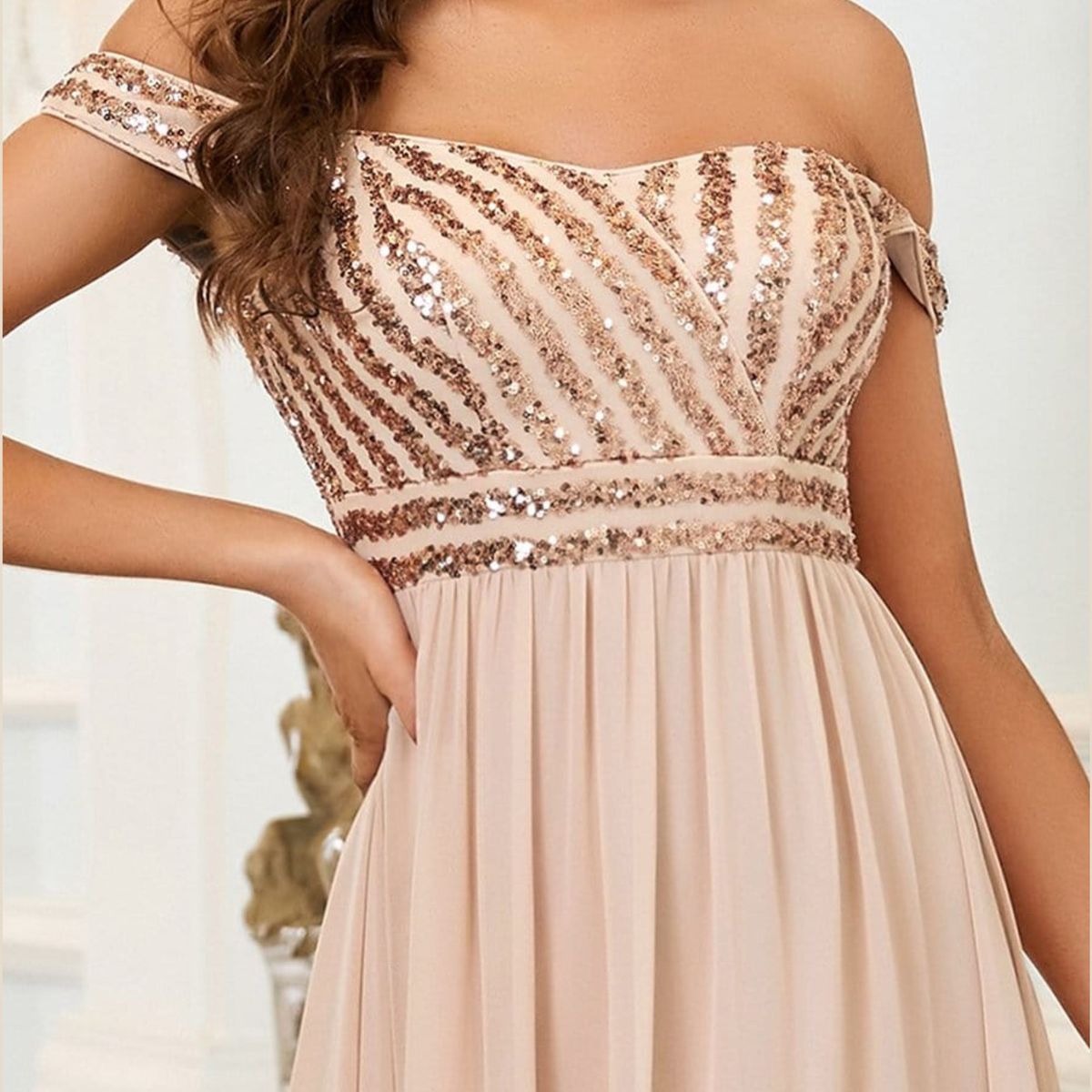 ARRAKASTA - Vestido de beige talla M