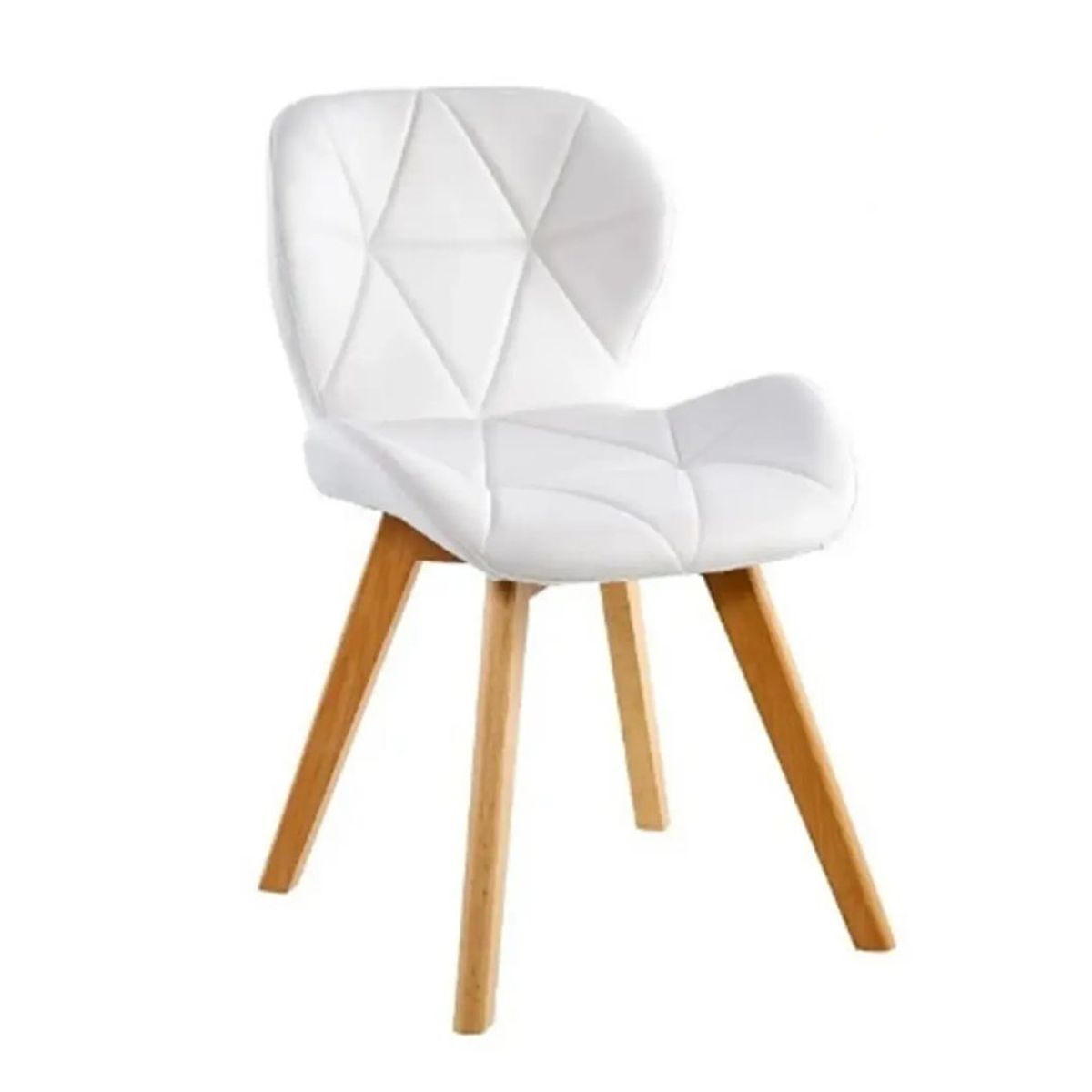 HABITA2 CHILE - Silla de comedor radar wood asiento ecocuero