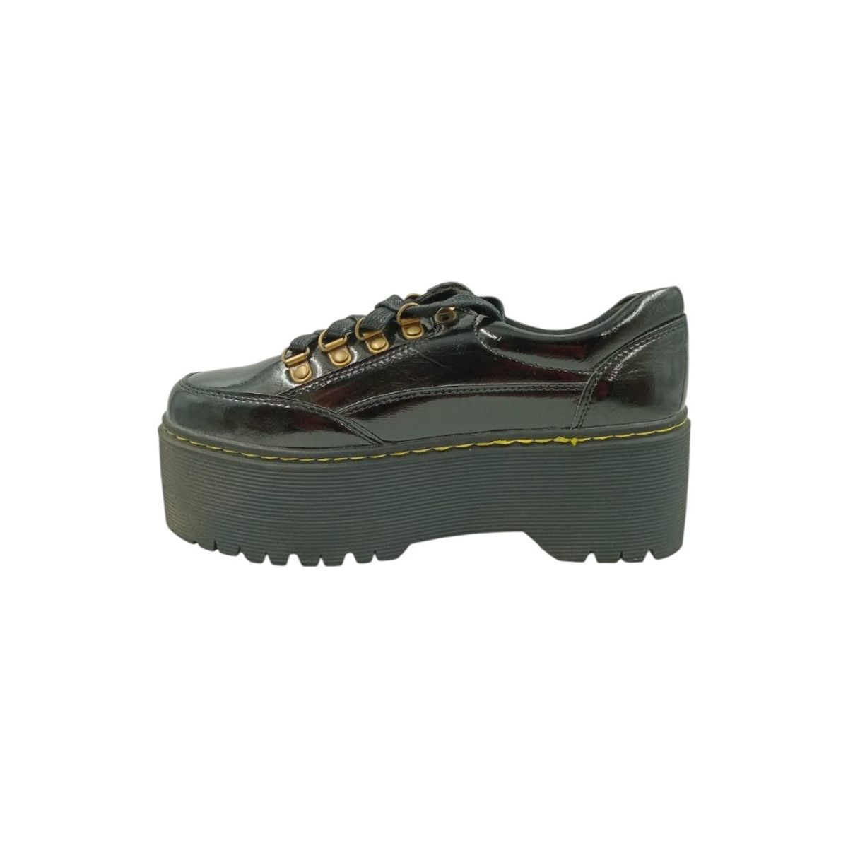 HERIEL - Zapato Negro Plataforma Mujer