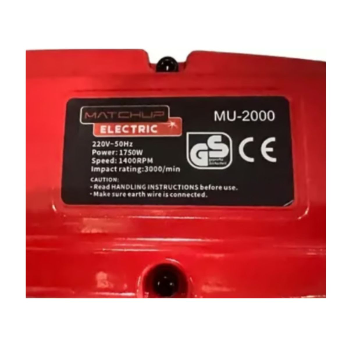 GENERICO - Cango Demoledor 1750W Lic  Japones + 2 Punta Cinceladora