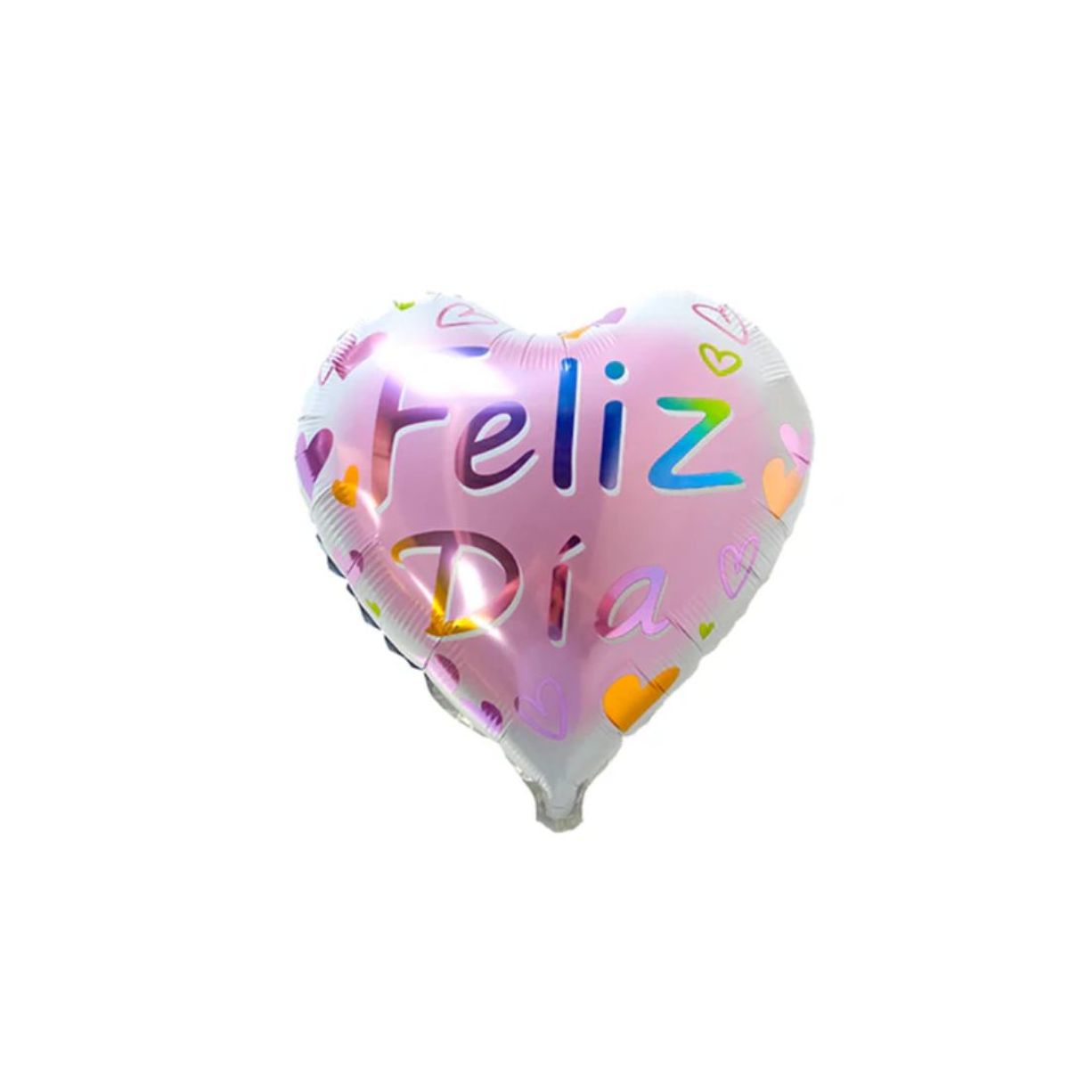 GENERICO - Globo Metálico 18´ Corazón Feliz Dia Rosado