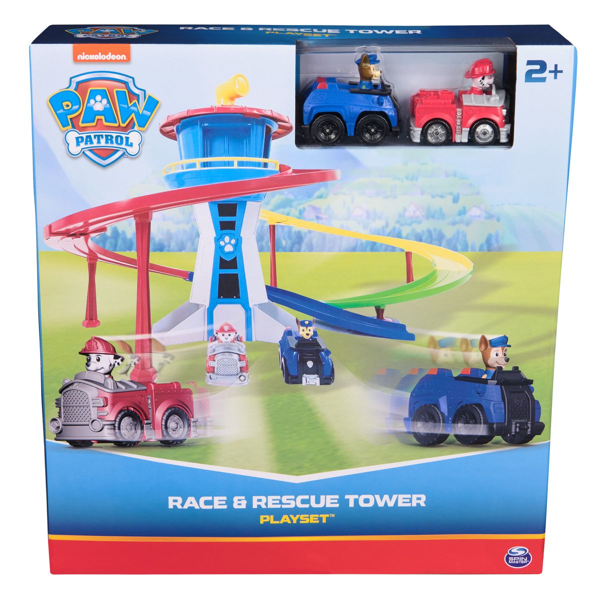 PAW PATROL - Torre De Vigilancia De 36 Cm Con 2 Vehículos Paw Patrol