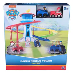 PAW PATROL - Torre De Vigilancia De 36 Cm Con 2 Vehículos
