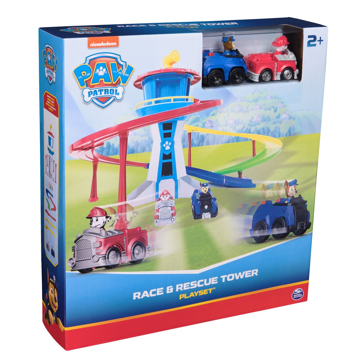 PAW PATROL - Torre De Vigilancia De 36 Cm Con 2 Vehículos Paw Patrol