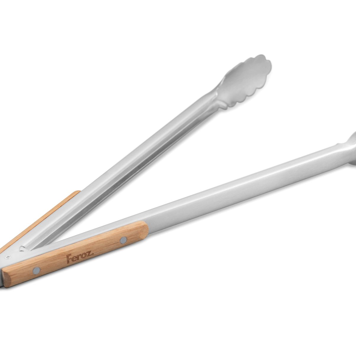 FEROZ - Tenazas Para Parrilla Extra Largas 45 Cm Feroz