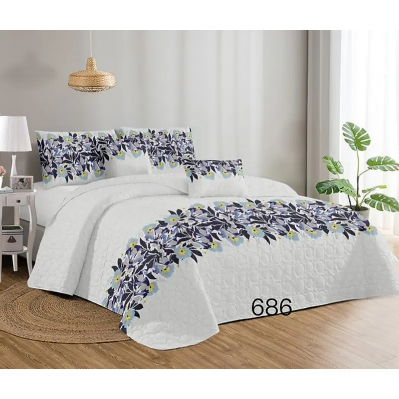 GENERICO - Quilt de Verano Super King Blanco KFL686