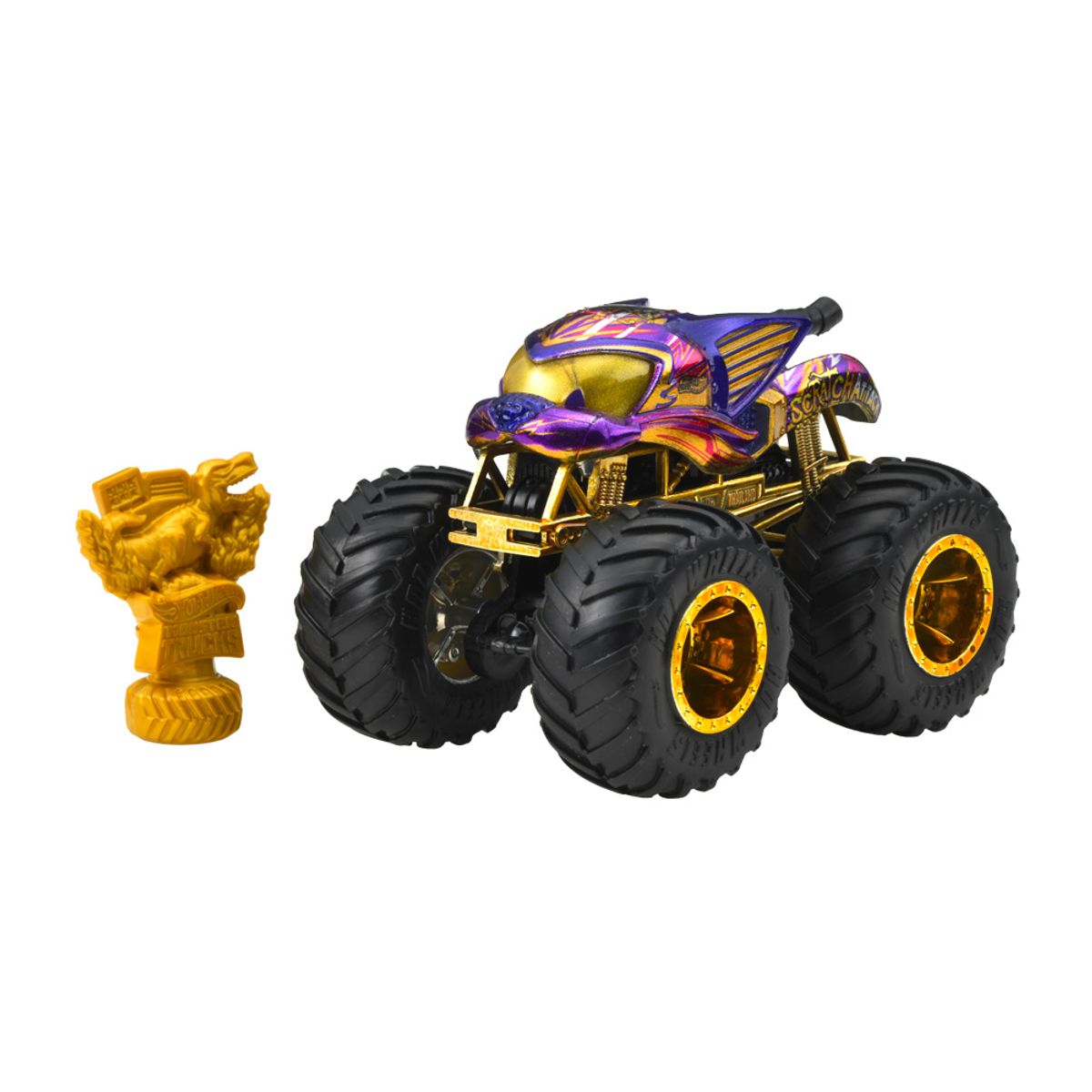 HOT WHEELS - JUGUETE HOT WHEELS scratch attack Monster Truck 50 años