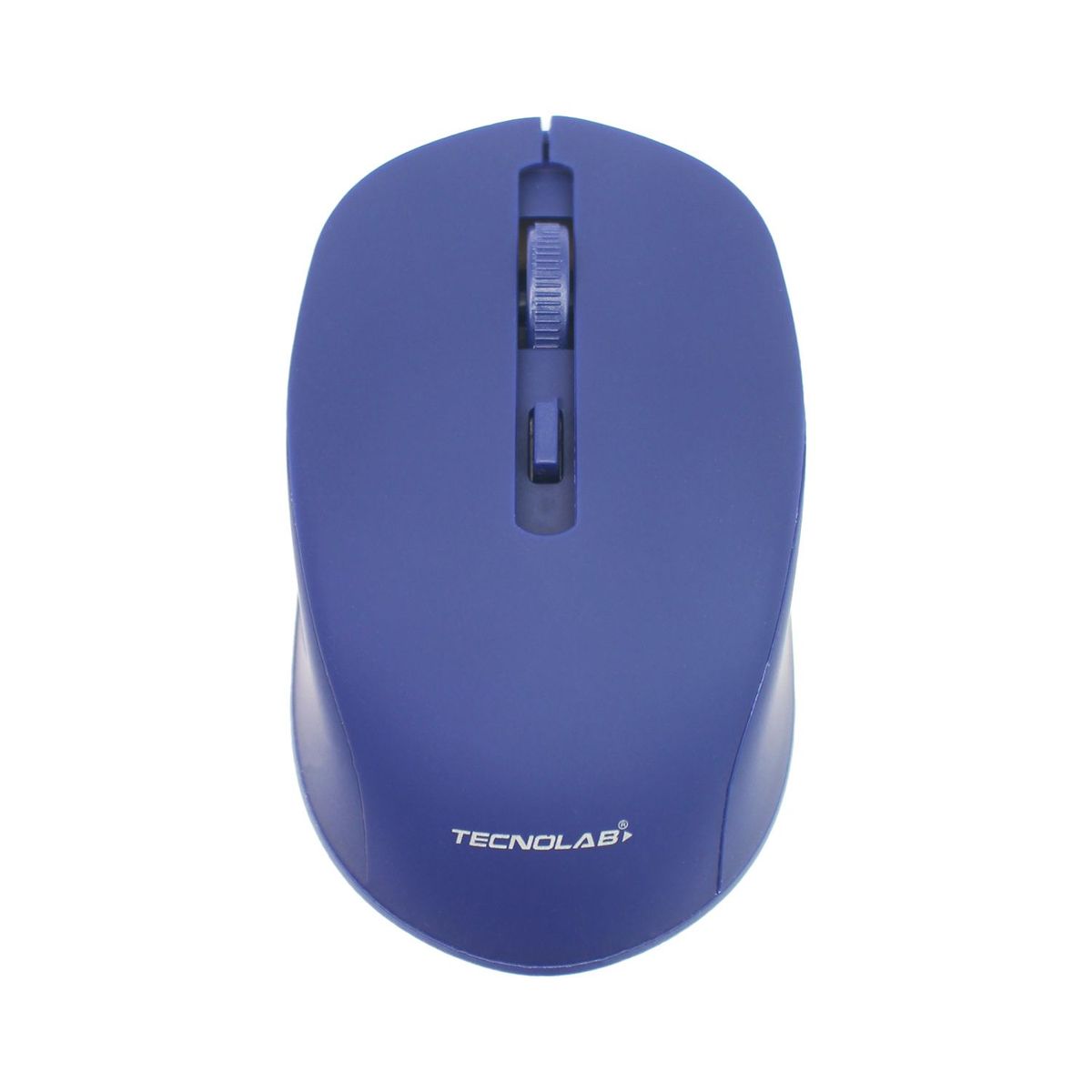 TECNOLAB - Mouse Inalámbrico 24G Recargable Tipo-C Azul - PS