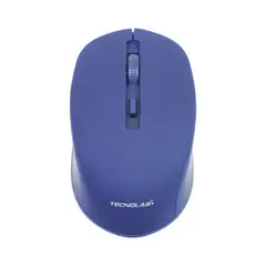 TECNOLAB - Mouse Inalámbrico 24G Recargable Tipo-C Azul - PS