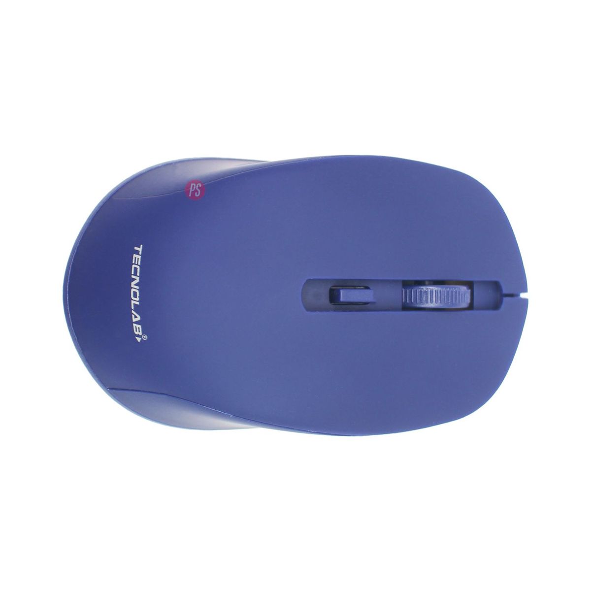 TECNOLAB - Mouse Inalámbrico 24G Recargable Tipo-C Azul - PS