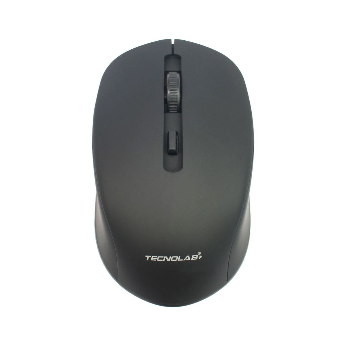 TECNOLAB - Mouse Inalámbrico 24G Recargable Tipo-C Negro - PS