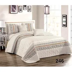 GENERICO - Quilt de Verano King Beige KFL246