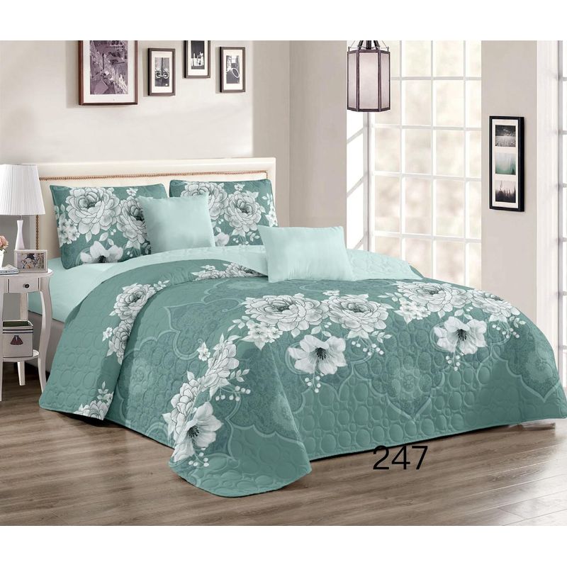 GENERICO - Quilt de Verano King Verde KFL247