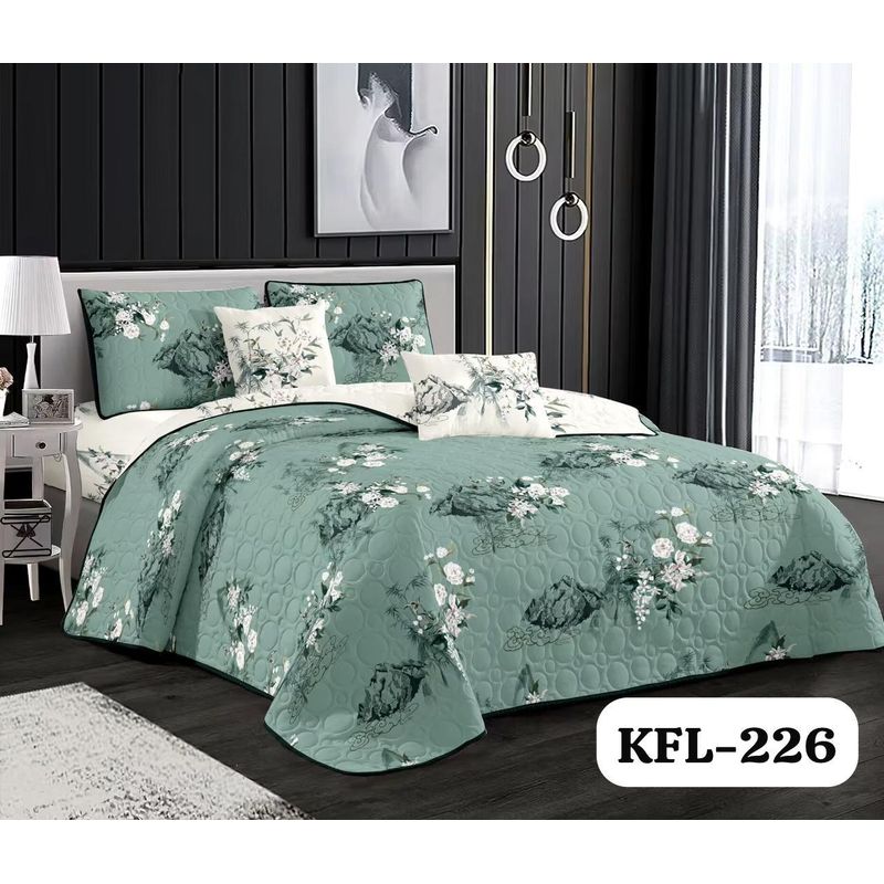 GENERICO - Quilt de Verano King Verde KFL226