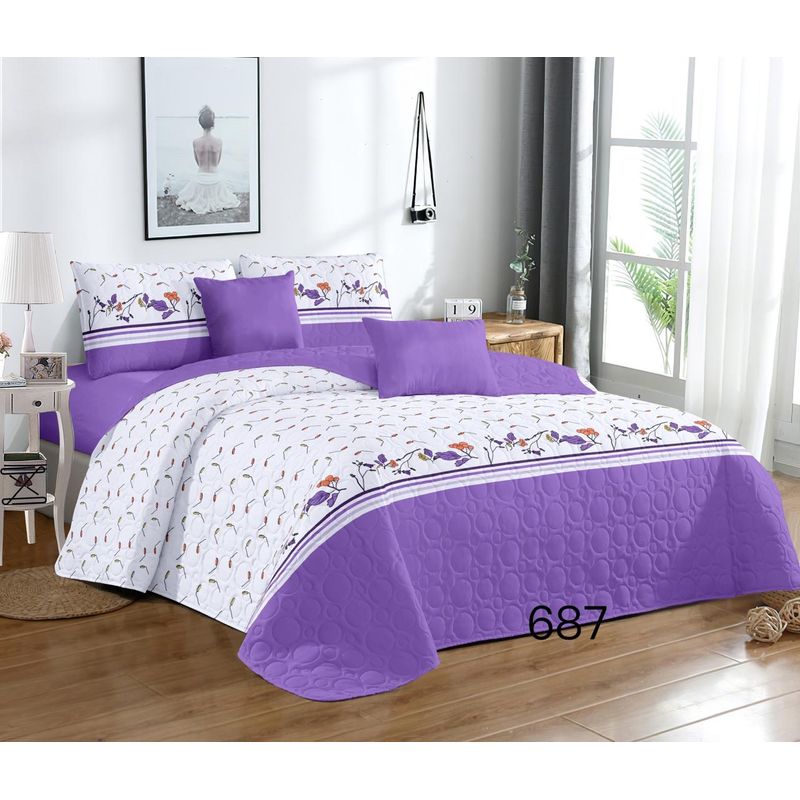 GENERICO - Quilt de Verano King Blanco KFL687