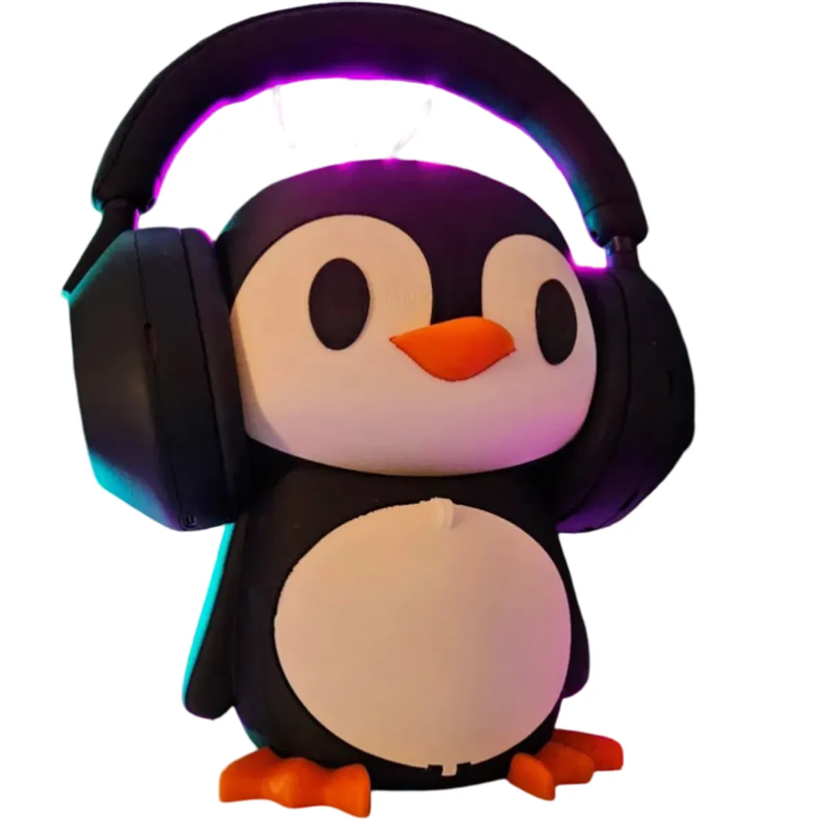 GENERICO - Soporte para audífonos - Diseño Pingüino