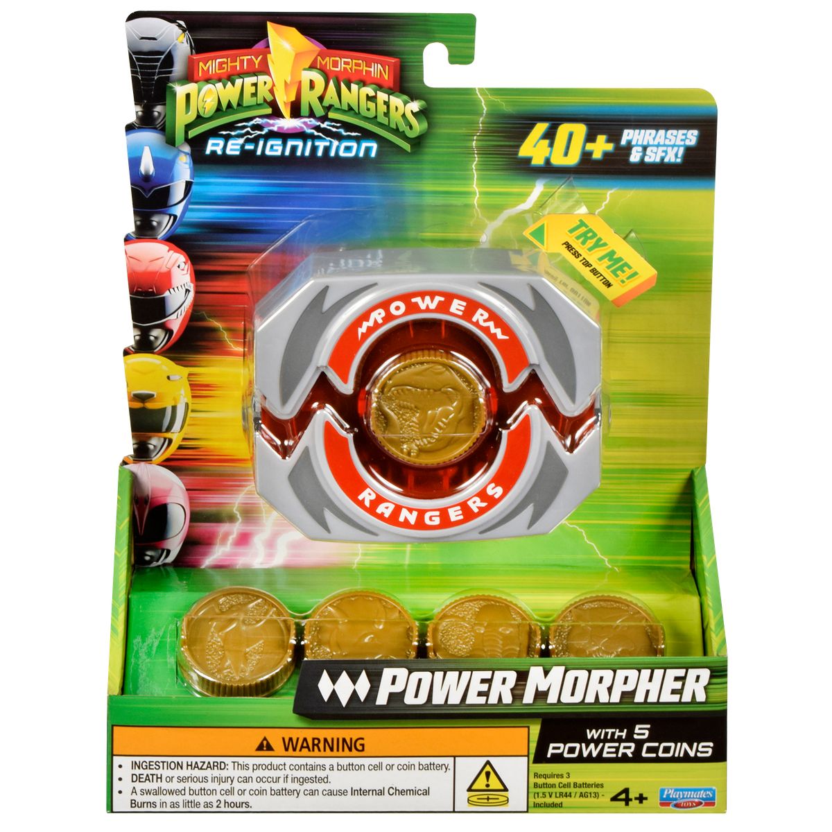 POWER RANGERS - Morpher Blanco Con Sonido Power Ranger