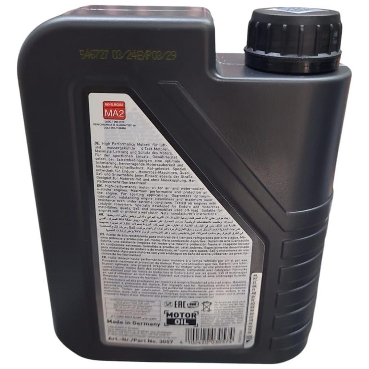 LIQUI MOLY - Aceite De Moto Y Cuatriciclos Liqui Moly 15w 50 Sintetico 1l 4t