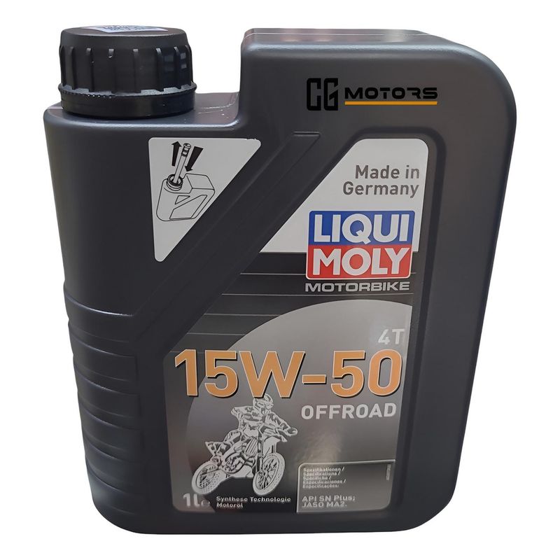 LIQUI MOLY - Aceite De Moto 15w50 Liqui Moly Offroad 4t 1l Original