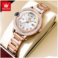 Reloj de Pulsera de Lujo para Mujer con Diamantes Resistencia al agua