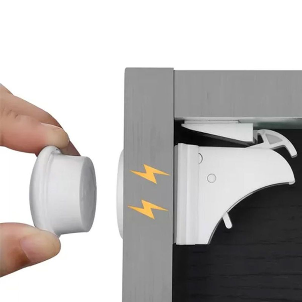 KINDA NICE - Pack 4 De Seguros Magnéticos Puertas Y Cajones Bebé/ Niños