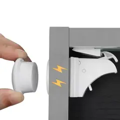 KINDA NICE - Pack 4 De Seguros Magnéticos Puertas Y Cajones Bebé/ Niños