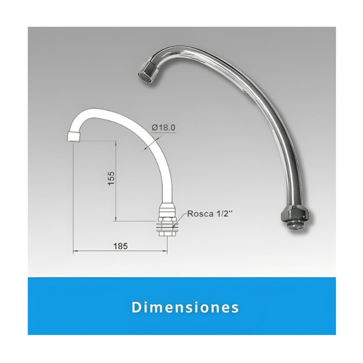 FAS - REPUESTO CUELLO CISNE CLP-18 FAS