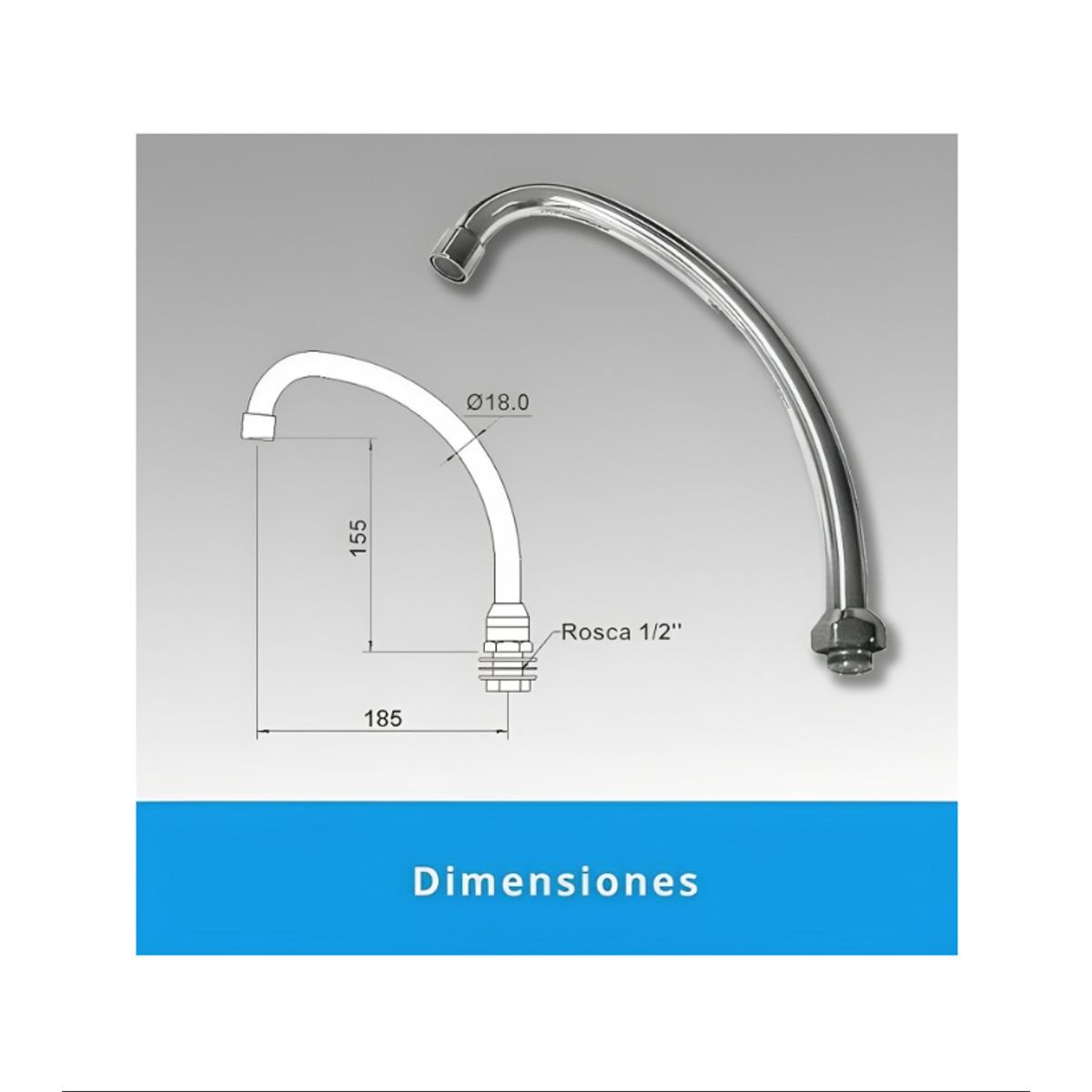 FAS - REPUESTO CUELLO CISNE CLP-18 FAS