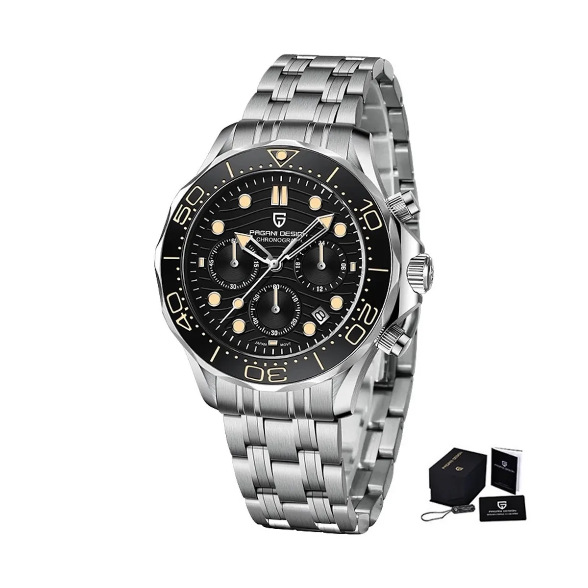 PAGANI - Reloj Pagani Design SEAMASTER Cronógrafo Movimiento Japonés Zafiro