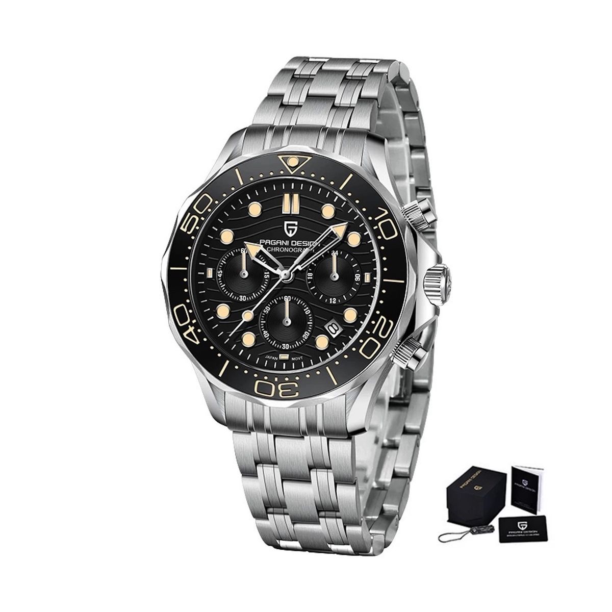 PAGANI - Reloj Pagani Design SEAMASTER Cronógrafo Movimiento Japonés Zafiro