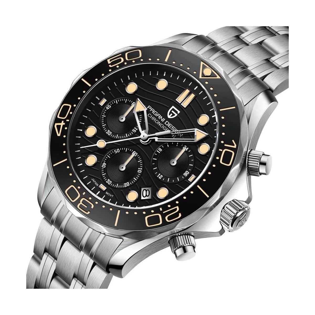 PAGANI - Reloj Pagani Design SEAMASTER Cronógrafo Movimiento Japonés Zafiro