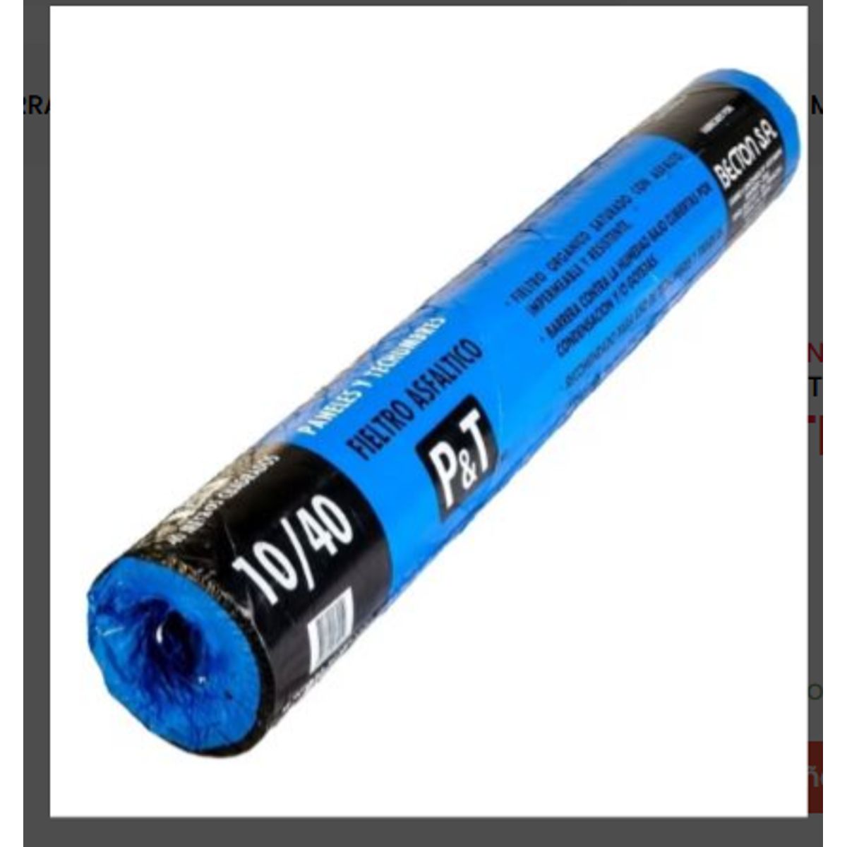 GENERICO - PAPEL FIELTRO 10/40 LISO ( 10 LBS 40 MT)