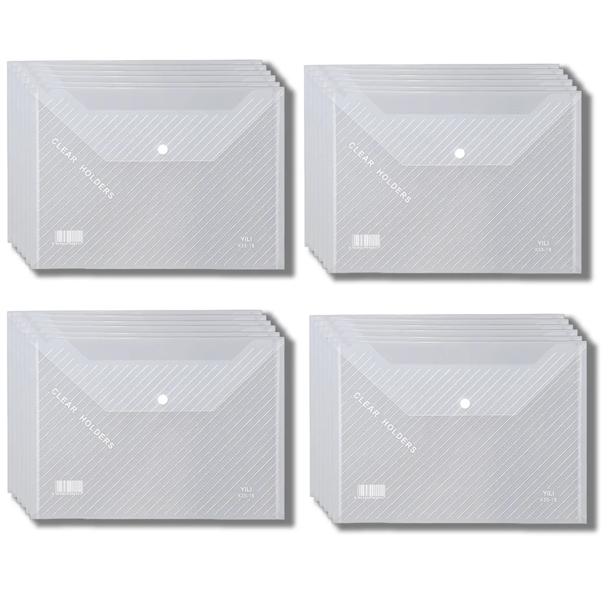 ATURE - Pack 20 Bolsas Sobres Almacenamiento De Documentos A4 32x23