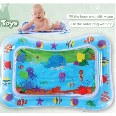 Imagen 2 del producto Alfombra de agua juego para bebes Inflable-Modelo de ballena