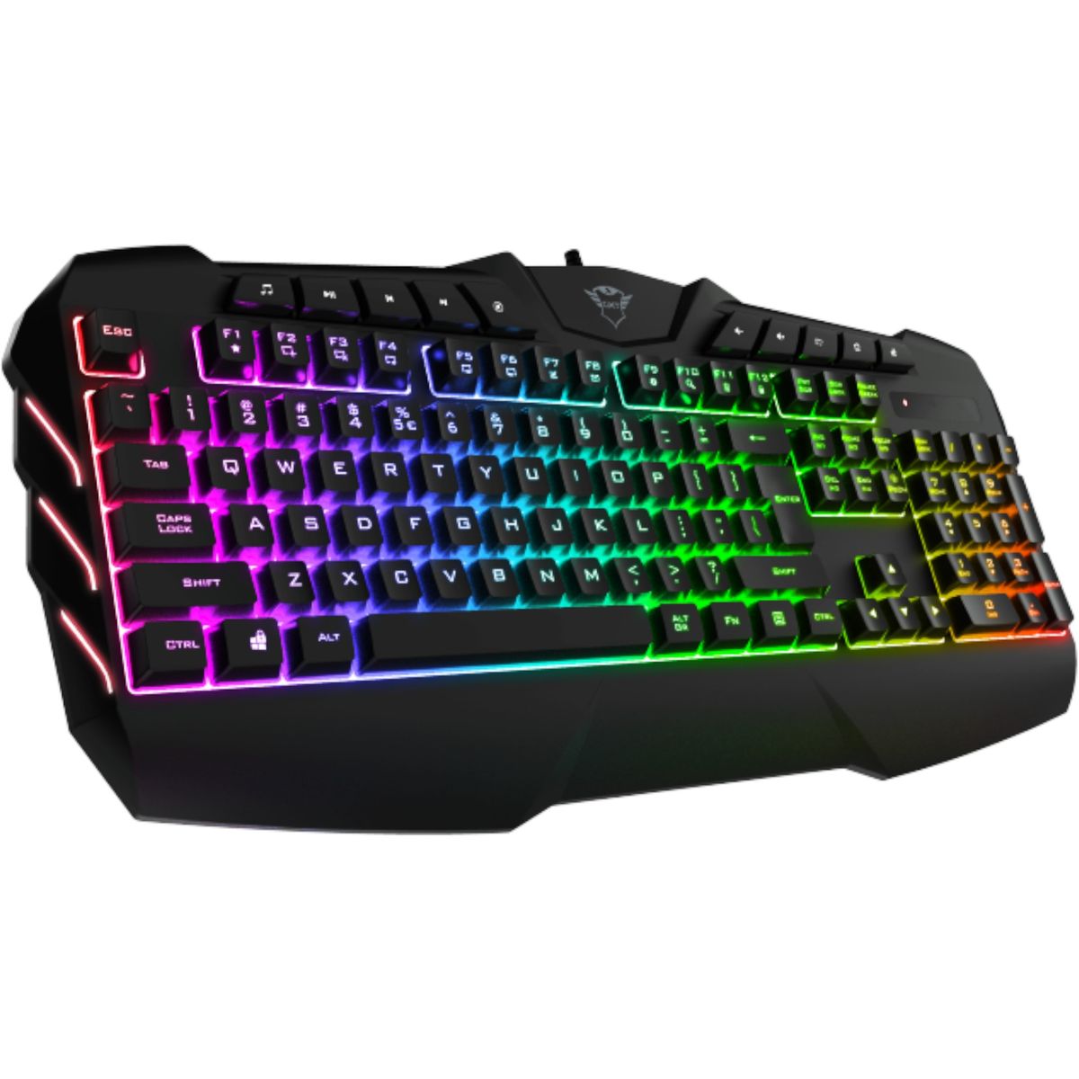 TRUST - Teclado Gamer Multimedia Trust Gxt 881 Odyss Full RGB Hybrido