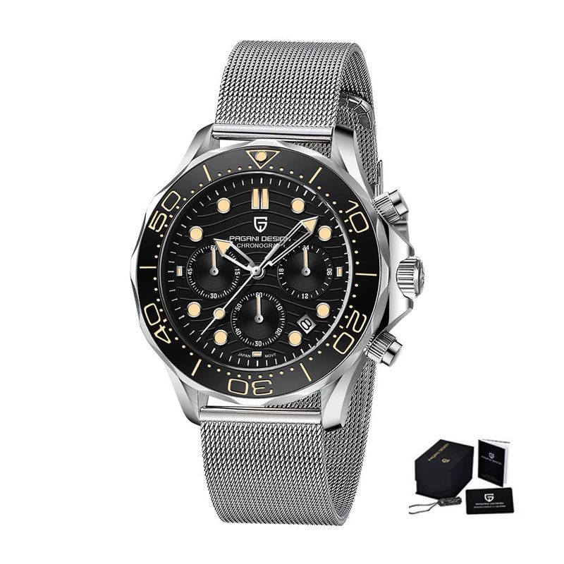 PAGANI - Reloj Pagani Design SEAMASTER Cronógrafo Movimiento Japonés PD-1713
