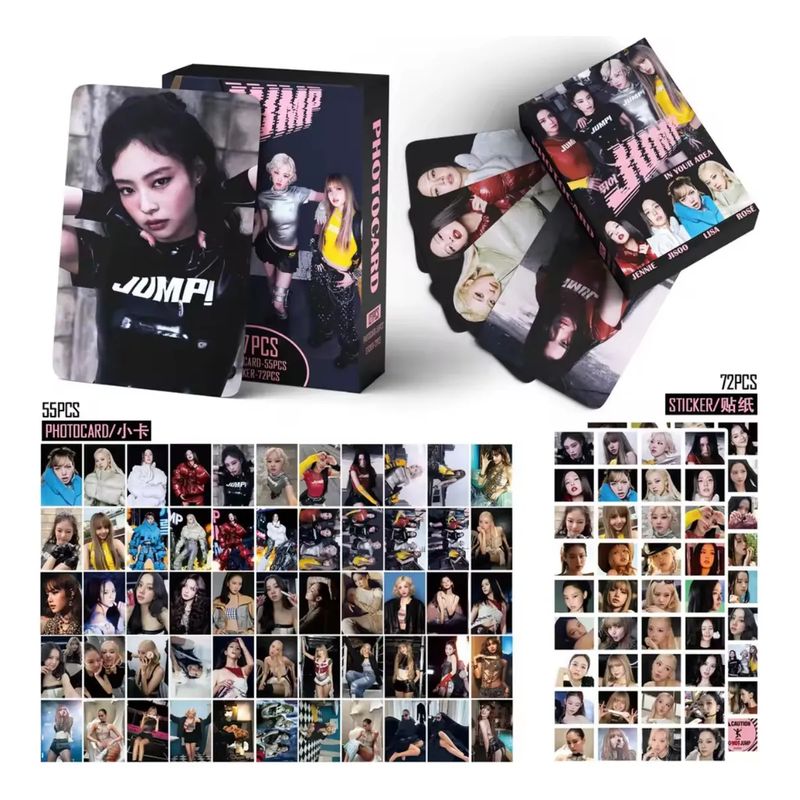 GENERICO - Jump Photocard Tipo Lomocard Cartas K-pop blackpink