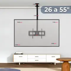 LINE - Soporte TV Techo Pared Ajustable 55Kg 26 a 55 Pulgadas