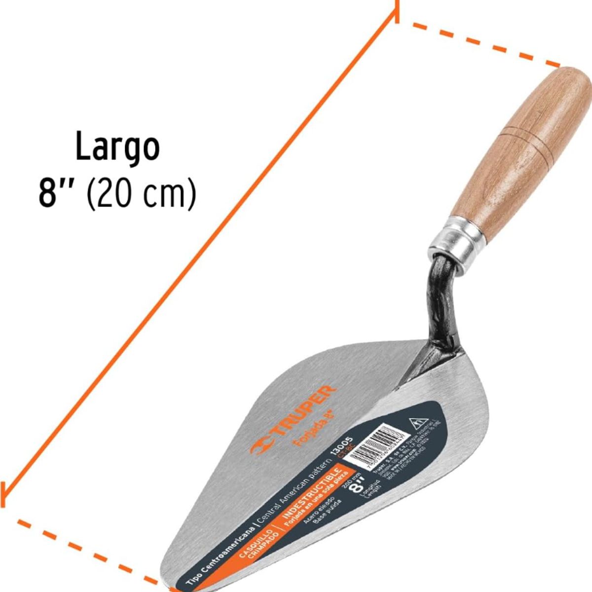 TRUPER - PLANA LENGUETA PUNTA RED 8 TRUPER CT-8C