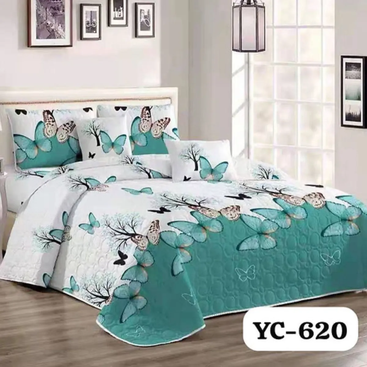 GENERICO - Quilt de Verano 2 plazas Blanco KFL620