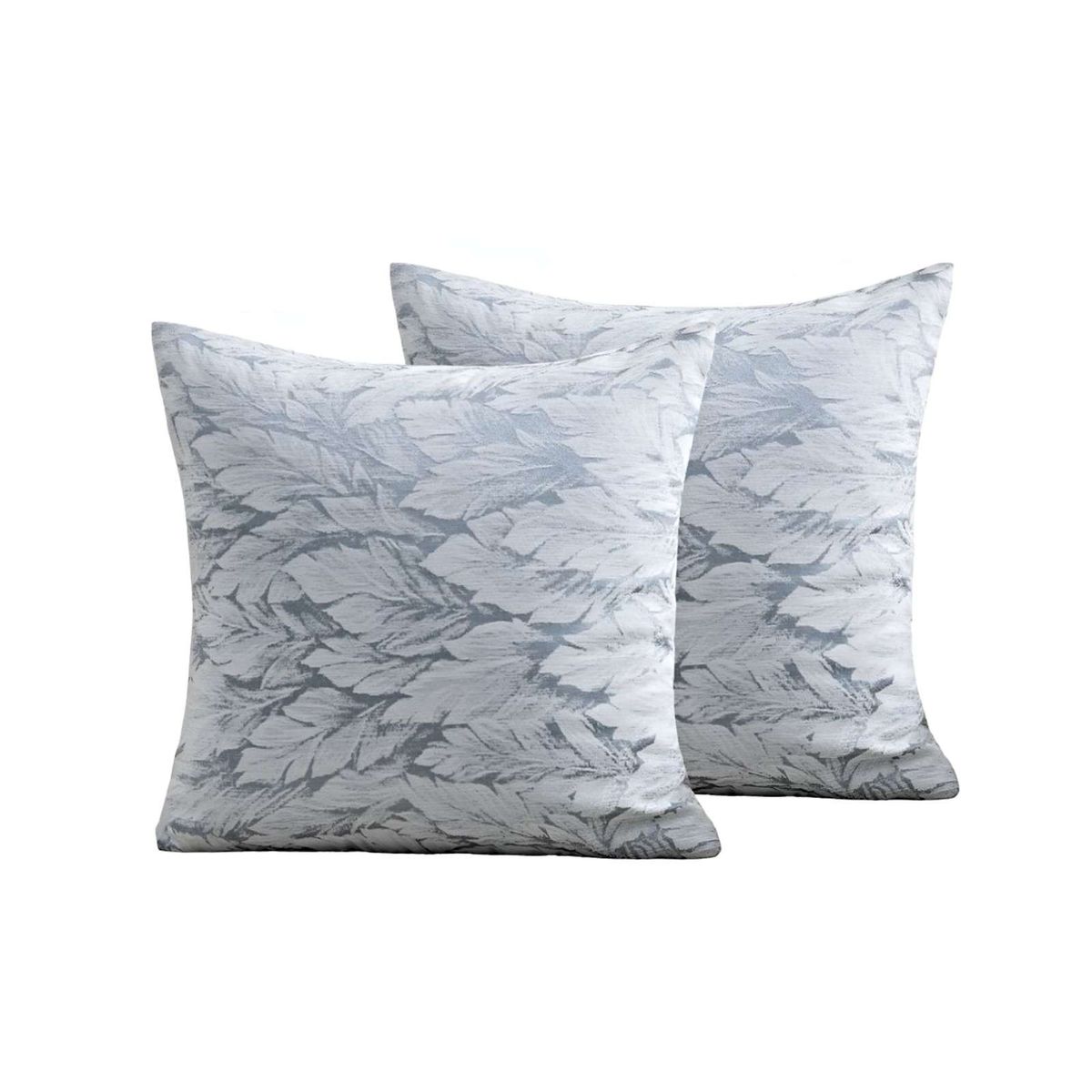 GENERICO - JUEGO DE 2 FUNDAS DE COJINES DISEÑO HOJA 45CM X 45 CM A2…