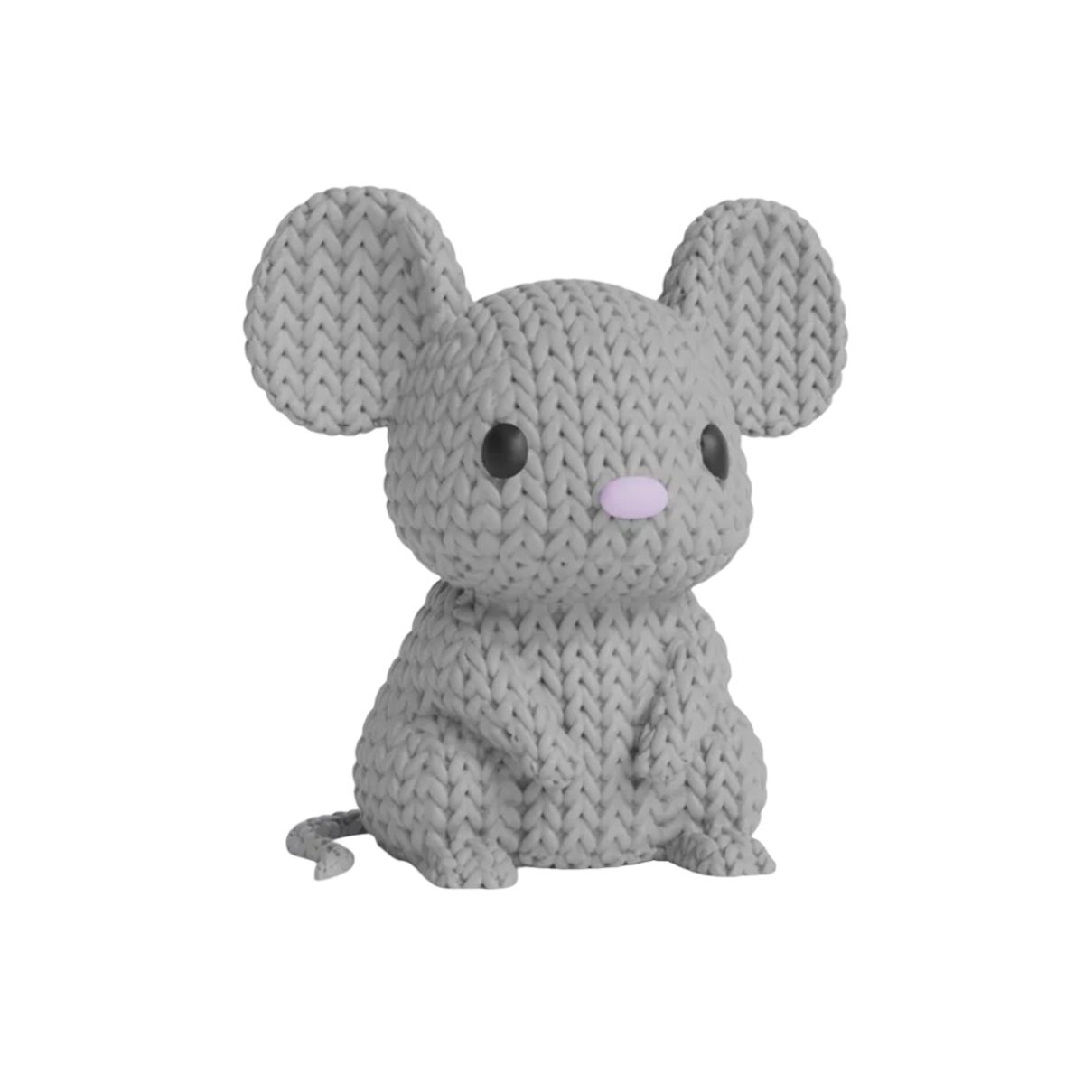 GENERICO - Mini Figura - Ratón Estilo Tejido