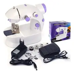 GENERICO - Mini Máquina De Coser Eléctrica Portable Con Pedal