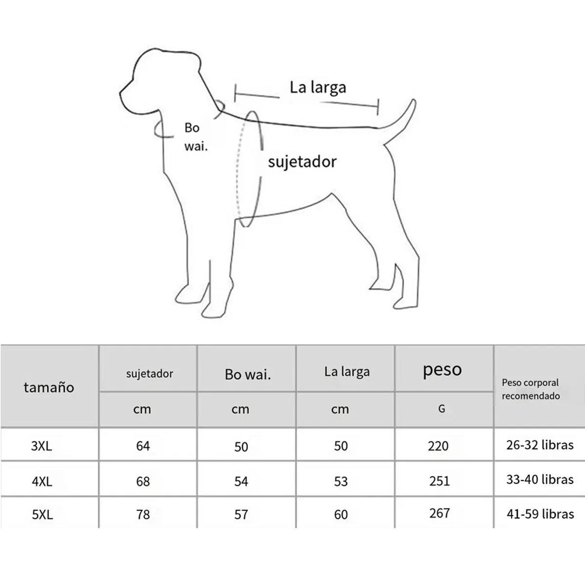 ATURE - Chaqueta Para Exteriores Para Perros Reflexivo Invierno 5XL