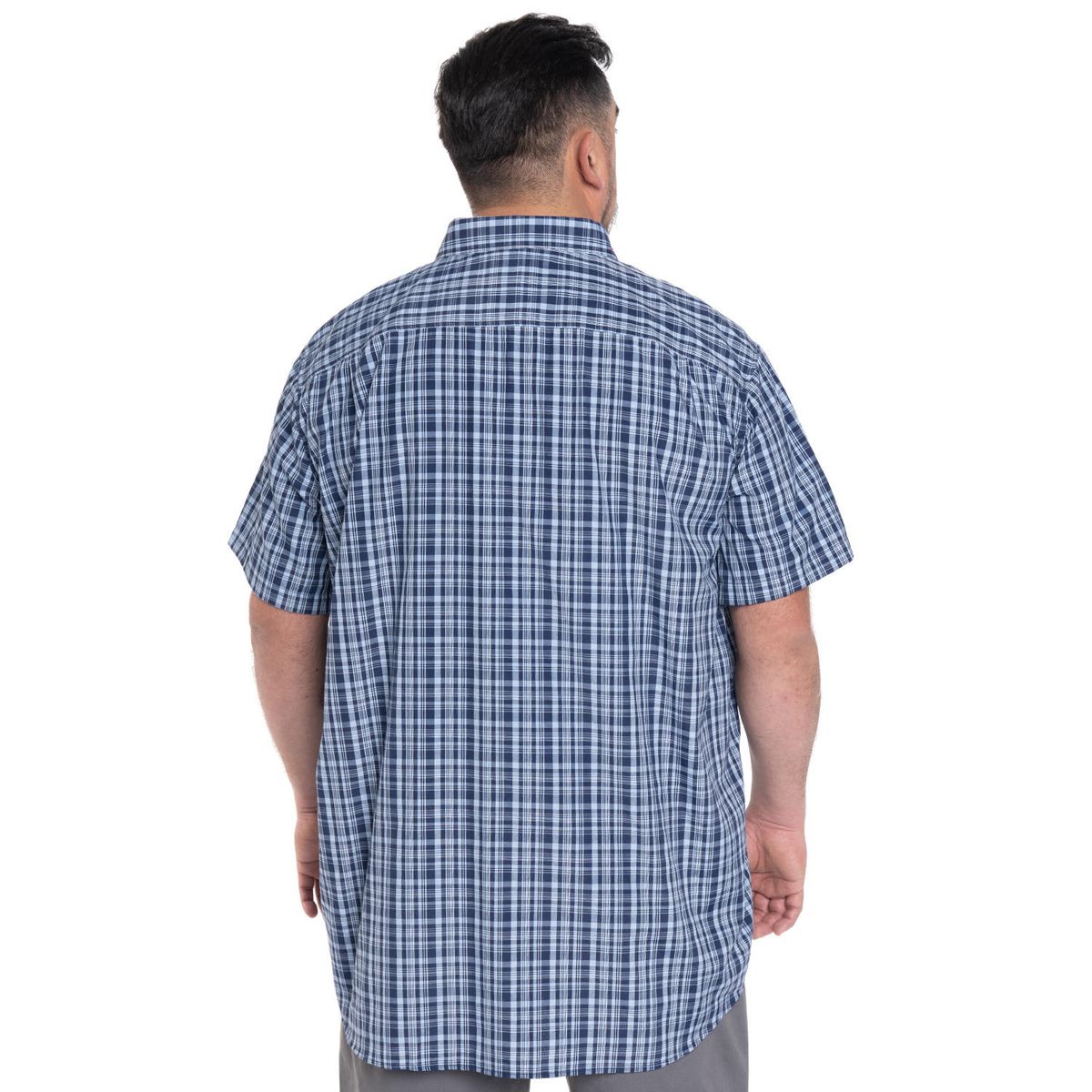 KOTTING - CAMISA HOMBRE MANGA CORTA FANTASÍA CLÁSICA CUELLO SEMI ITALIANO