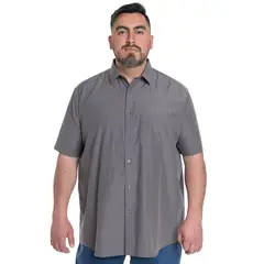 KOTTING - CAMISA HOMBRE MANGA CORTA DOBBY SPORT CUELLO SEMI ITALIANO