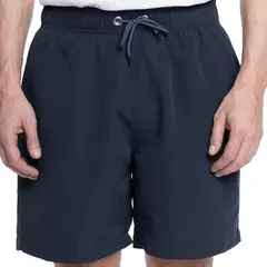 KOTTING - TRAJE DE BAÑO HOMBRE LISO PRETINA ELASTICADA CORDONES -