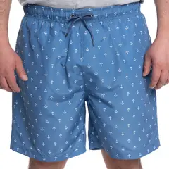 KOTTING - TRAJE DE BAÑO HOMBRE ESTAMPADO PRETINA ELASTICADA CORDONES -